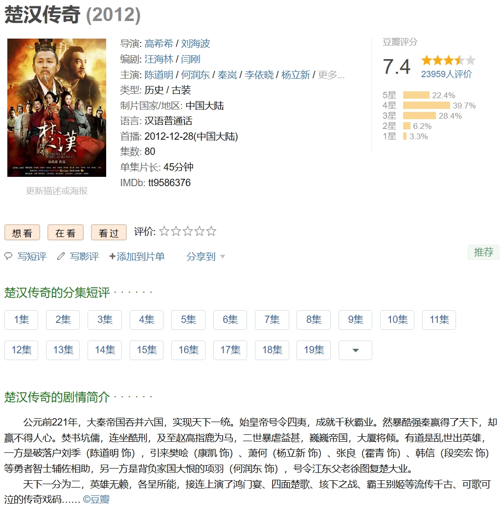 楚汉传奇 (2012)